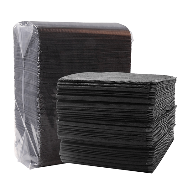 Bag of 125 Magnum Lap Cloths - Black