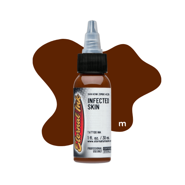 Eternal Ink Zombie Colours tattoo ink available from Magnum Tattoo Supplies - Infected Skin bottle view