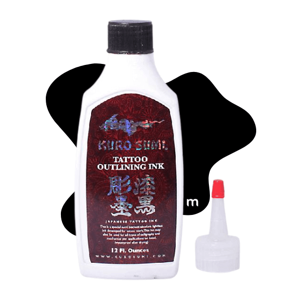 Kuro Sumi Black Outlining Ink - magnumtattoosupplies