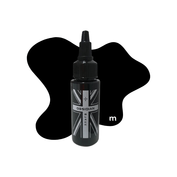 Obsidian Black Tattoo Ink 1oz - magnumtattoosupplies