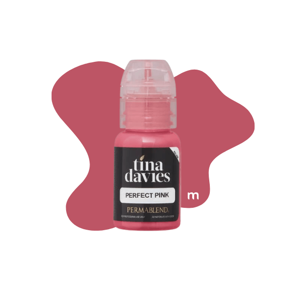 Perma Blend - Tina Davies Lust Pigments - Perfect Pink (15ml) - magnumtattoosupplies