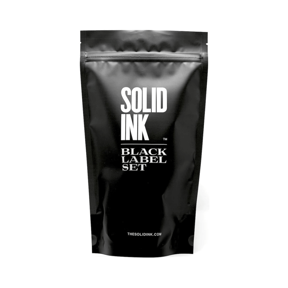 Solid Ink - Black Label Grey Wash Set (4 x 4oz) - magnumtattoosupplies