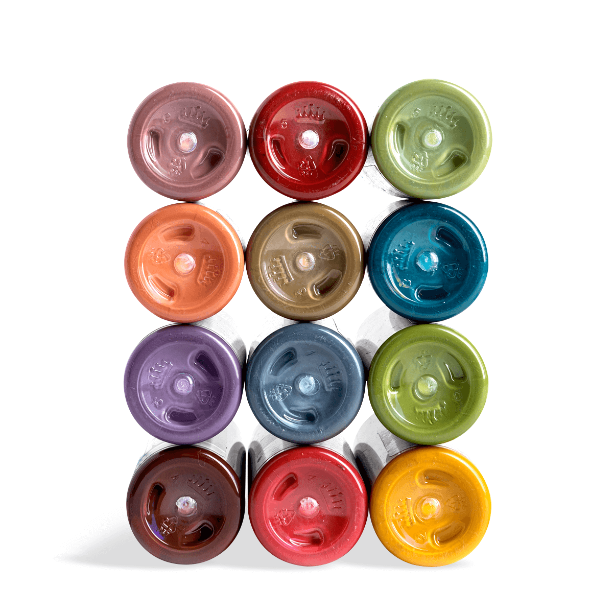 Solid Ink - Opaque Earth Set (1oz) - magnumtattoosupplies