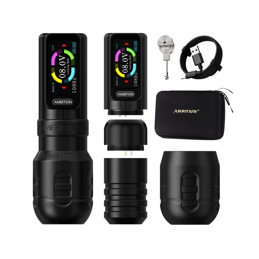 Ambition Torden Max Wireless Tattoo Machine - 2x Batteries