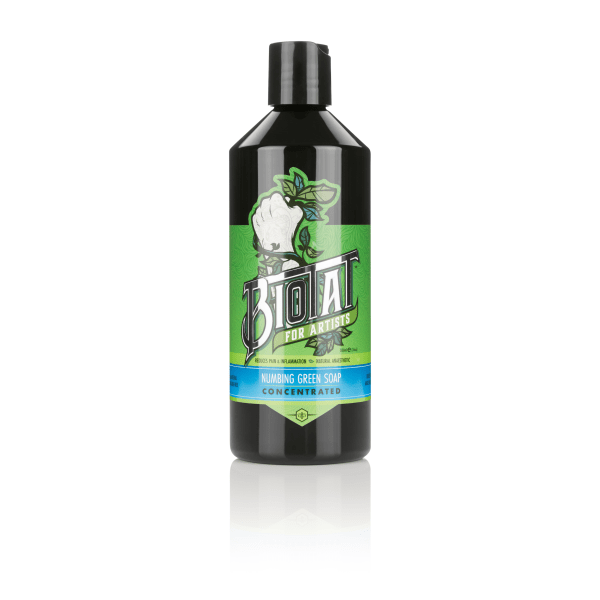 Biotat Numbing Green Soap Concentrate - 500ml - magnumtattoosupplies