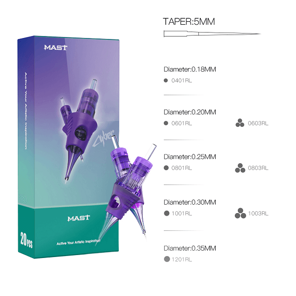 Mast Pro SMP PMU Einwegnadeln - Sterile Nadeln Für Permanent Make-up & Microblading