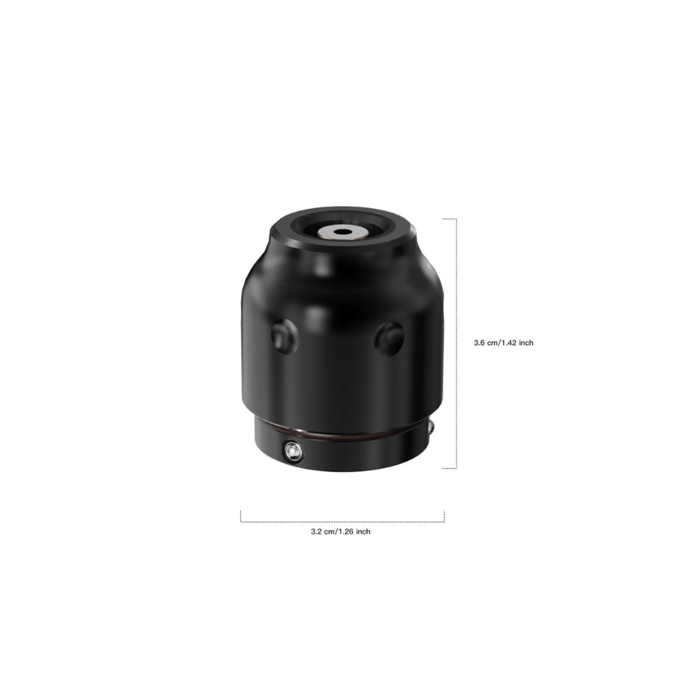 Dragonhawk Fold Pro wireless tattoo machine Year of the Horse Edition from Magnum Tattoo Supplies - grip detail