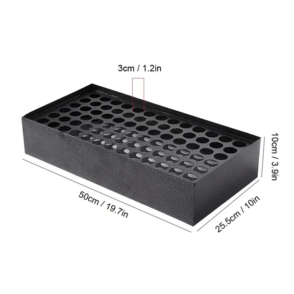 Tattoo Pigment Wall Rack - Ink Display (78 Holes)