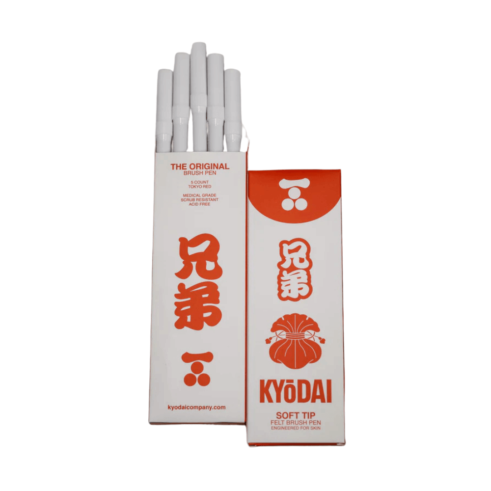Kyodai Soft Tip Brush Pens (Pack of 5) - magnumtattoosupplies