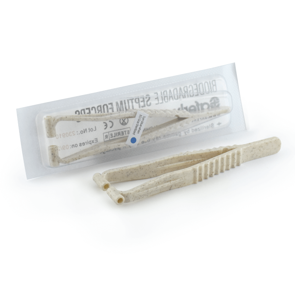 Saferly Biodegradable Septum Forceps (Box of 25)