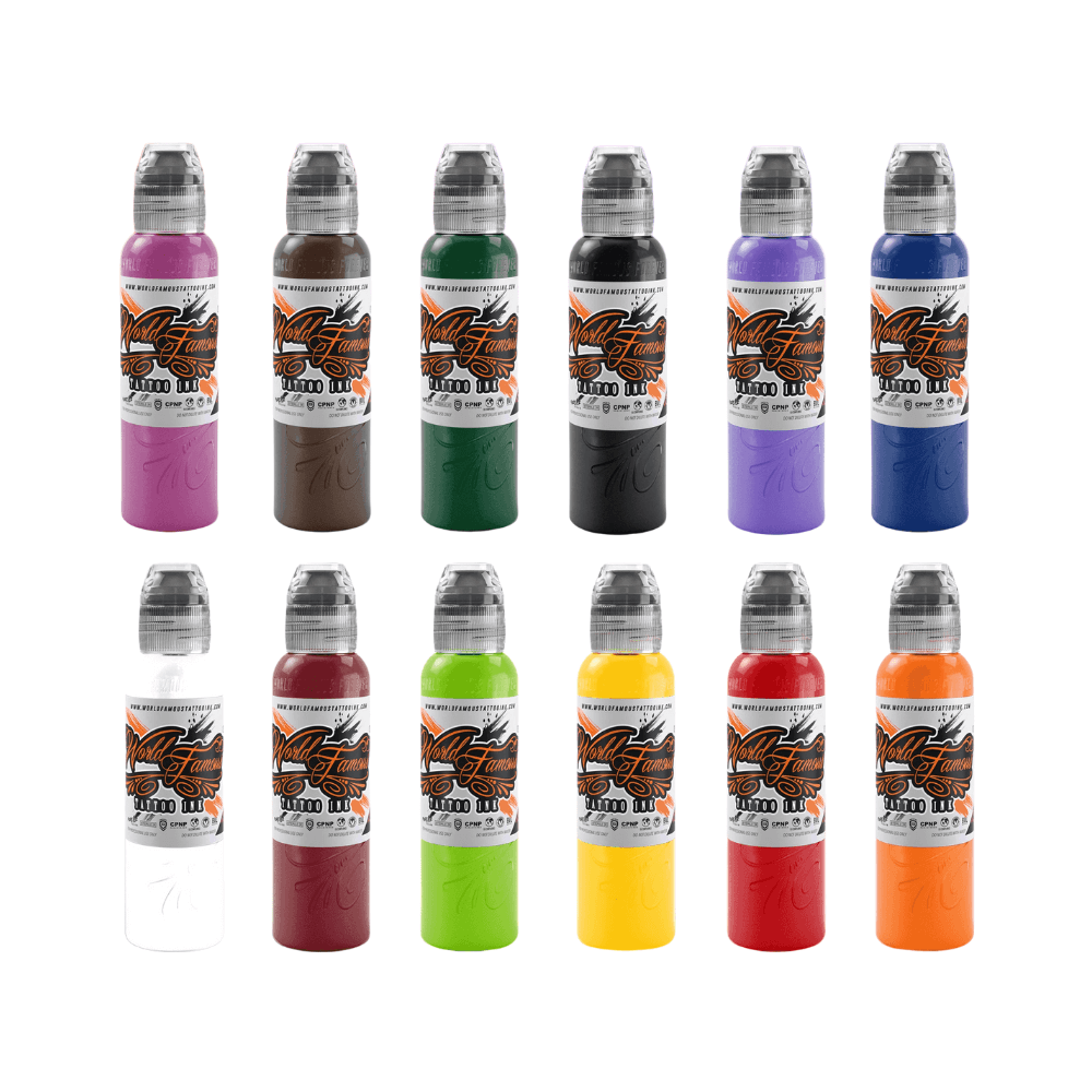 World Famous Ink - Primary Colour Set #1 30ml (1oz)