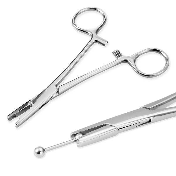 Dermal Anchor and skin Diver Forceps (holds disk) - magnumtattoosupplies
