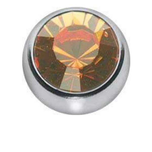 SS Double Jewelled Naval Belly Bar - magnumtattoosupplies