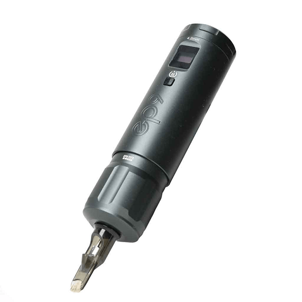 AVA EP9 Wireless Tattoo Pen 3.5mm - Grey in Tattoo Machines available from Magnum Tattoo Supplies - angled view
