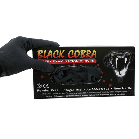Black Cobra - Latex Gloves - magnumtattoosupplies