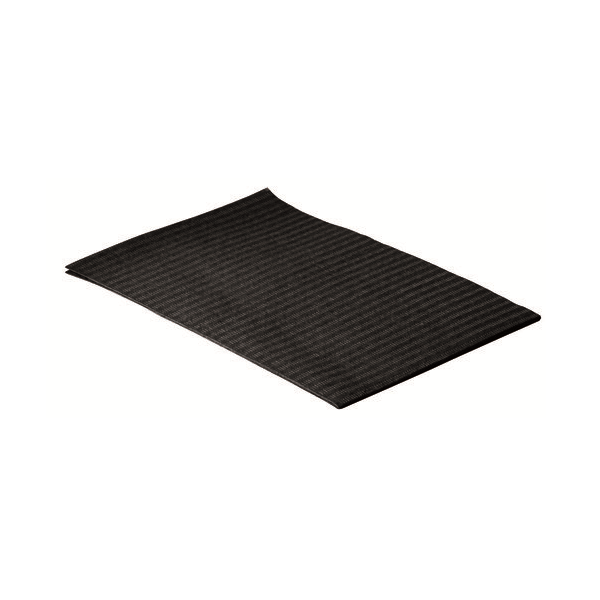 Lap Cloths/Driguard Towels (Black) available from Magnum Tattoo Supplies - single towel angled view