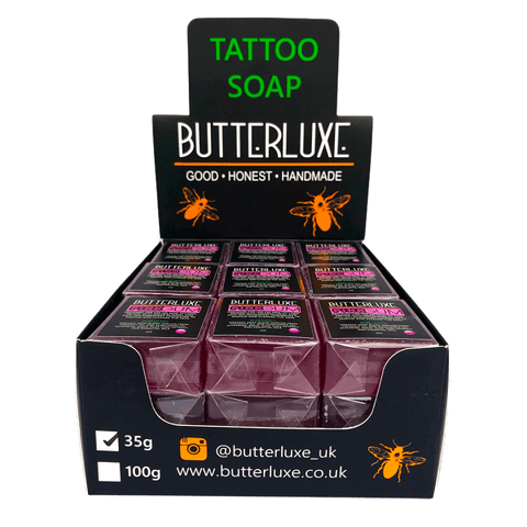 Butterluxe Tattoo Pink Soap Bar (35g)