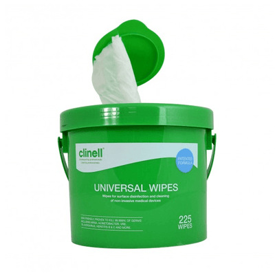 Clinell - Universal Sanitising Wipes Bucket (225)