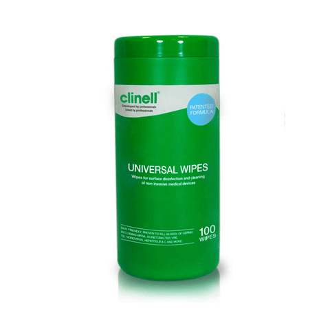 Clinell - Universal Sanitising Wipes Canister (100) - magnumtattoosupplies