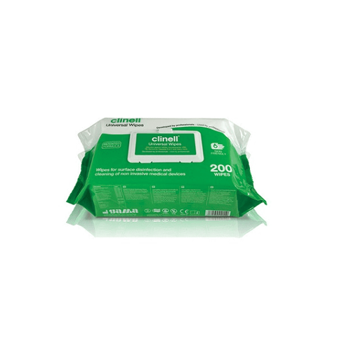 Clinell Universal Sanitising Wipes Flowpack (200) - magnumtattoosupplies