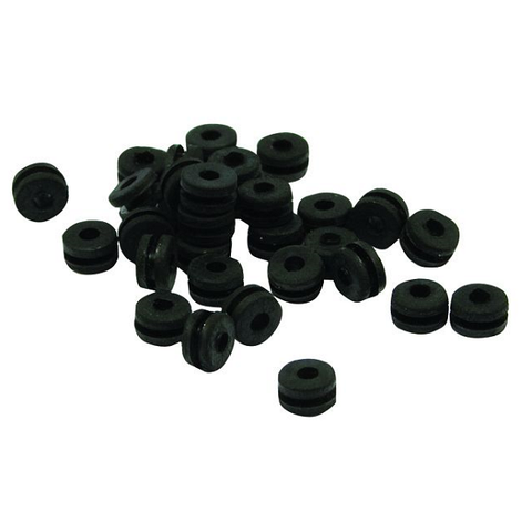 Black Grommets (Doughnut Style 2) (100) - magnumtattoosupplies