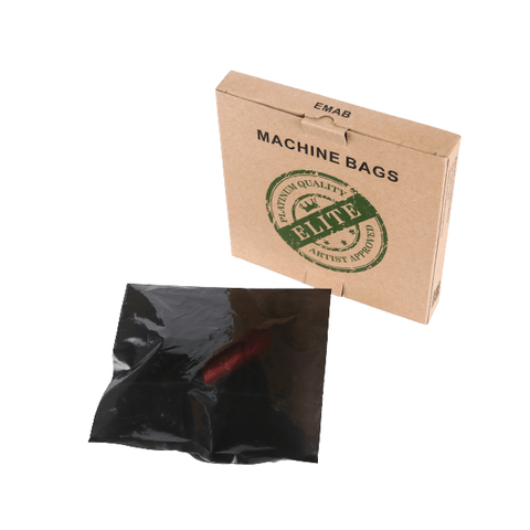 Elite Black Eco-Friendly Machine Bags 13cm x 13cm (100pcs/box)