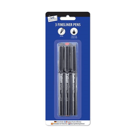 Fineliner Pens - 3 Pack