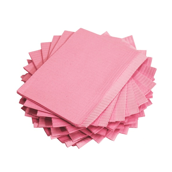 Pink Lap Cloths/Driguard Towels available from Magnum Tattoo Supplies - bundled view