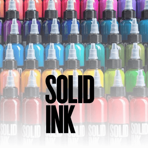 Solid Ink - 1oz Standard Colours - magnumtattoosupplies