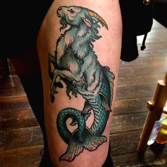 Cool Capricorn Tattoos for December | 14