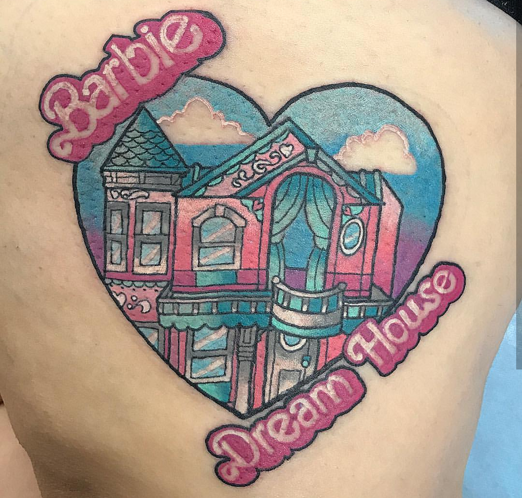 Brilliant Barbie Tattoos | Radiant Tattoo Ink in LA pink
