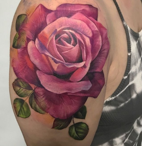 Beautiful Floral Tattoos By Sammie Jones