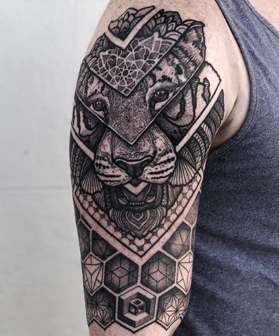Gorgeous Geometric Tattoos from Paul Davies | Buy Black Tattoo Ink Online