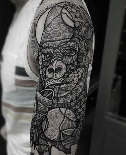 Sponsored Artist of the Month - Paul Davies - 8oz Dynamic Black Tattoo Ink