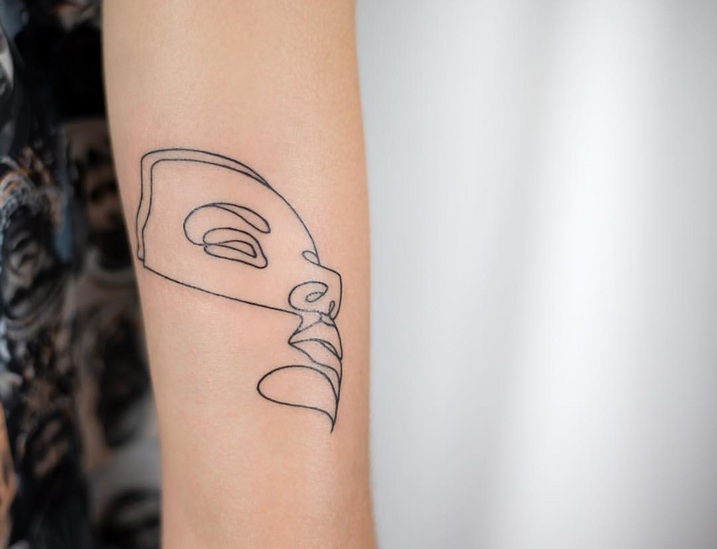 Tattoos for Minimalists | Buy Obsidian Tattoo Ink online