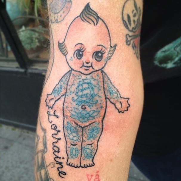 Cute Kewpie Tattoos | Flesh Tone Tattoo Inks