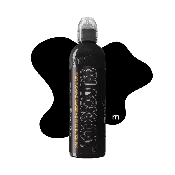 World Famous - Blackout Ink (4oz) – magnumtattoosupplies