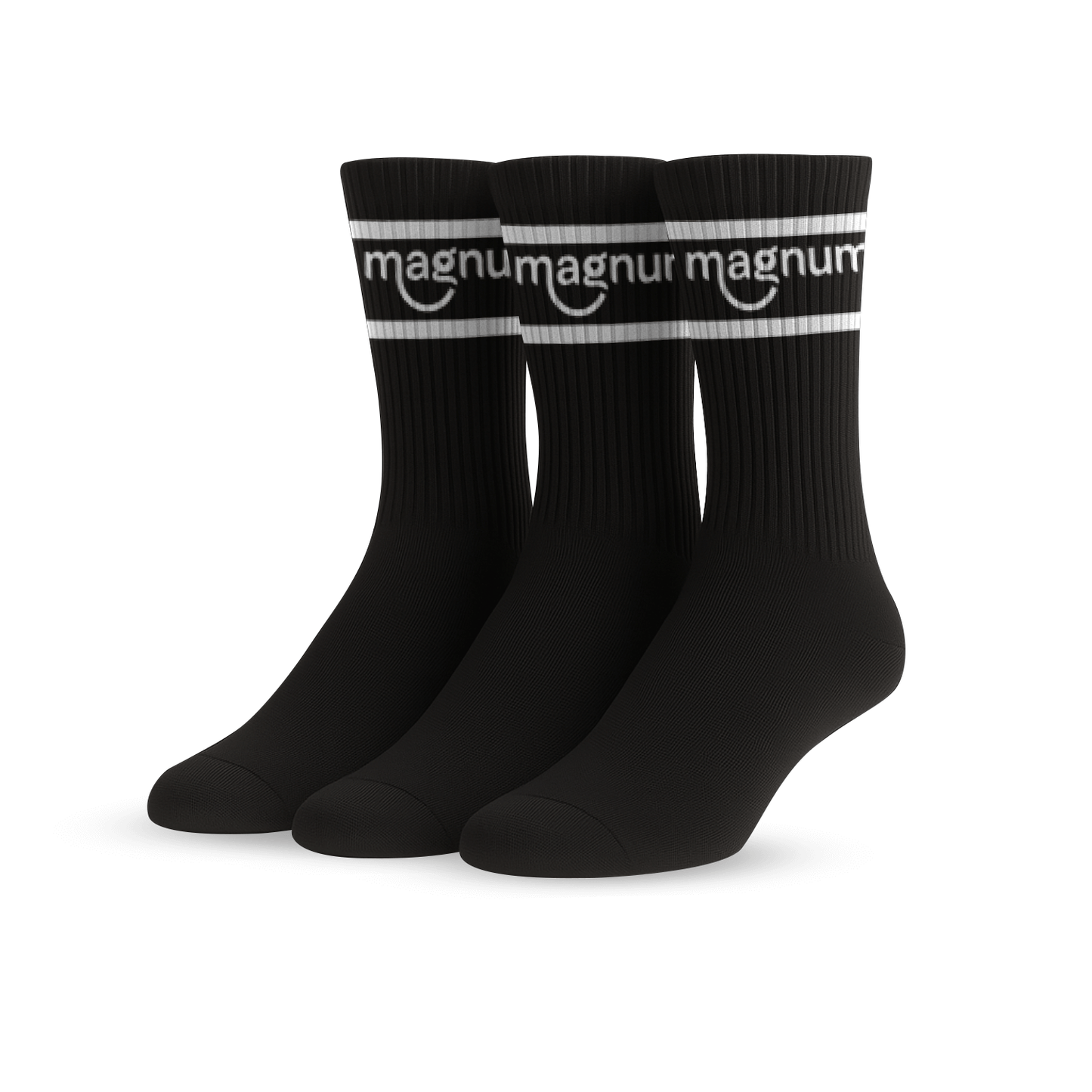 Magnum Logo Crew Socks (Sizes 3-12)