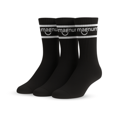 Magnum Logo Crew Socks (Sizes 3-12)