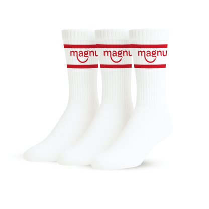 Magnum Logo Crew Socks (Sizes 3-12)