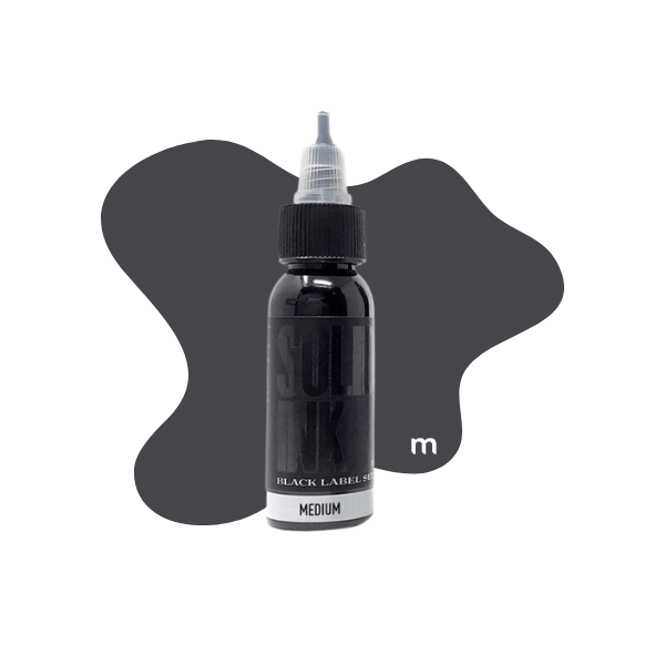 Solid Ink - 1oz Black Label Greywash Inks - magnumtattoosupplies