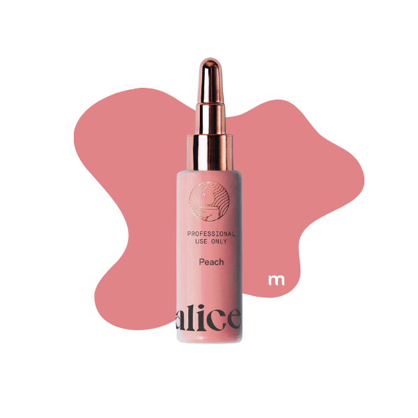 Alice PMU Cosmetic Ink (15ml) Peach pigment available from Magnum Tattoo Supplies UK - front view