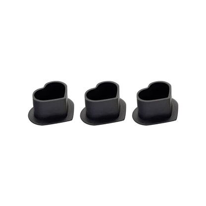 Peach Sterile Silicone Ink Caps (Box of 72)