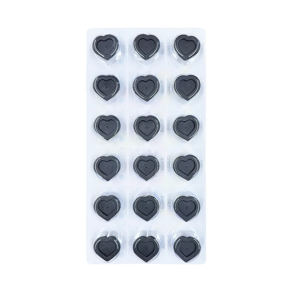 Peach Sterile Silicone Ink Caps (Box of 72)