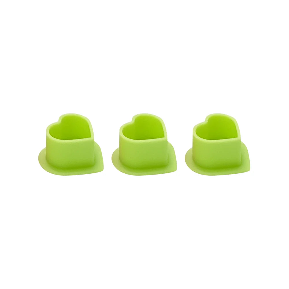 Peach Sterile Silicone Ink Caps (Box of 72)