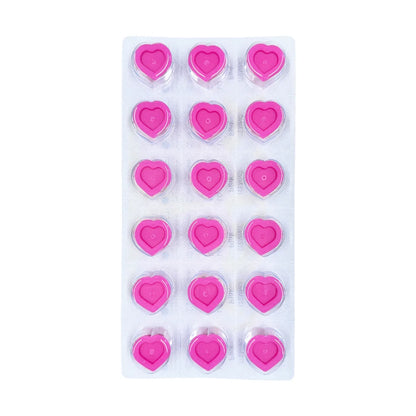Peach Sterile Silicone Ink Caps (Box of 72)