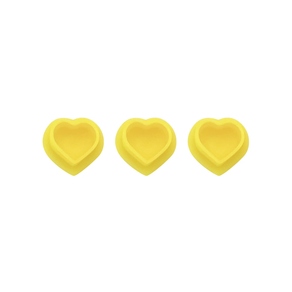 Peach Sterile Silicone Ink Caps (Box of 72)