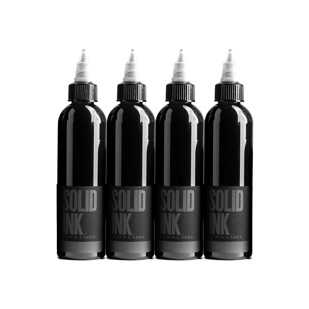 Solid Ink - Black Label Grey Wash Set (4 x 4oz)