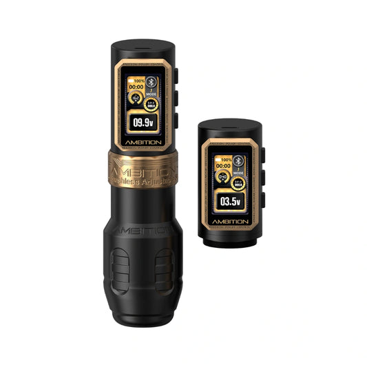 Ambition Epoch Max Wireless Tattoo Machine - 2x Batteries