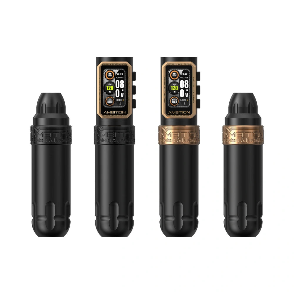Ambition Epoch Wireless Tattoo Machine - 2x Batteries